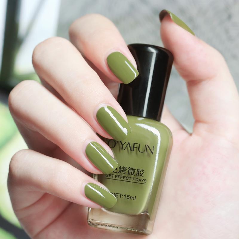 15 ml, nicht abziehbarer Nagellack, wasserfest, keine UV-Lampe erforderlich, Mikrogel-Formel, Glitzer, schnelltrocknend, lang anhaltende Maniküre