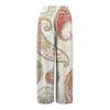 Women's Printed Wide Leg Pants With Pockets High Waist Drawstring Loose Casual Pants