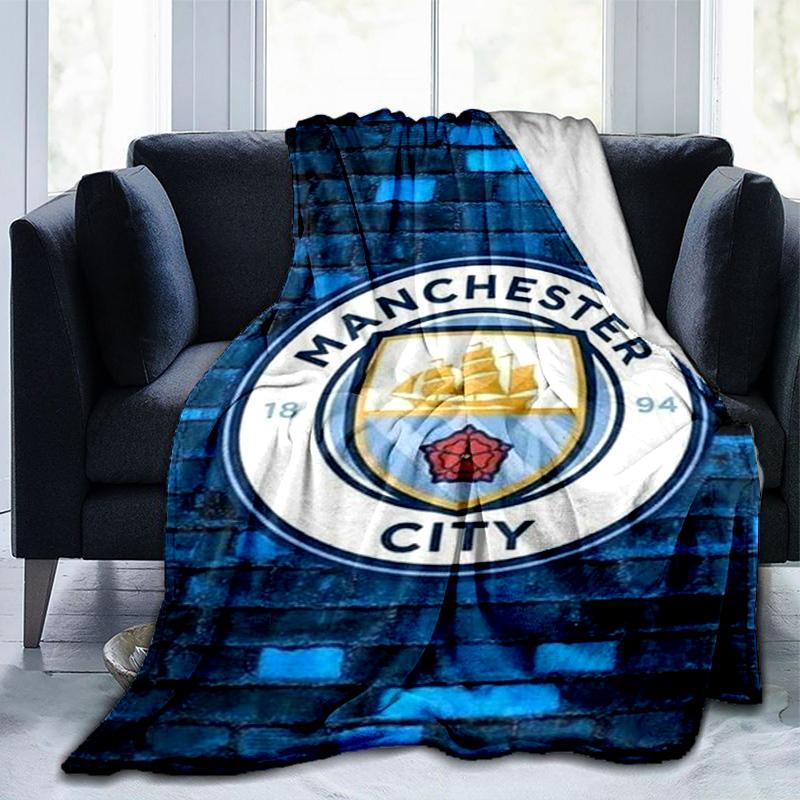 City Football Club Printed Throws Blanket Soft Flannel Blankets for Couch Bed Gifts for Men Women Picnic Blanket Christmas Gifts