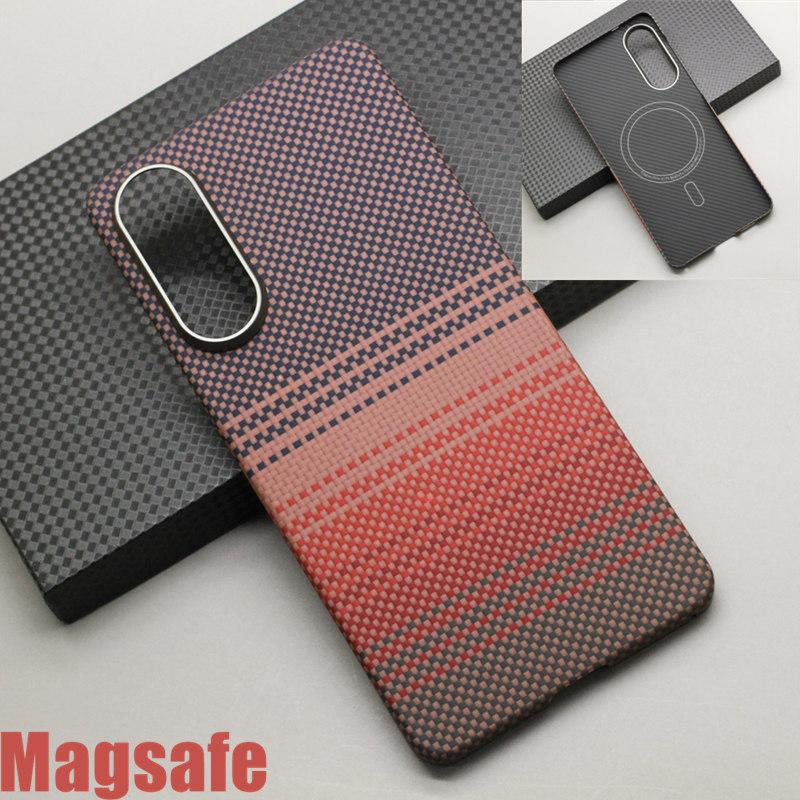 Magnetic Carbon Fiber Phone Case for Samsung Galaxy S25 Edge Magsafe Shockproof protect Cover Aramid Fiber Galaxy S25 Edge Magnetic Case