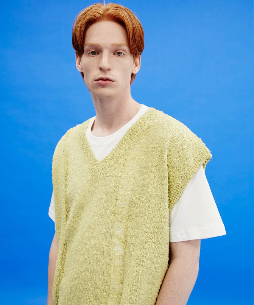 Waikei Lime V-Neck Vest