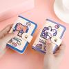 New PU Business Card Holder Anti Thief Cartoon Bear Coin Pouch Wallets Bag Student