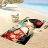 Floral Lady with Red Rose A must-have beach towel for beach travel