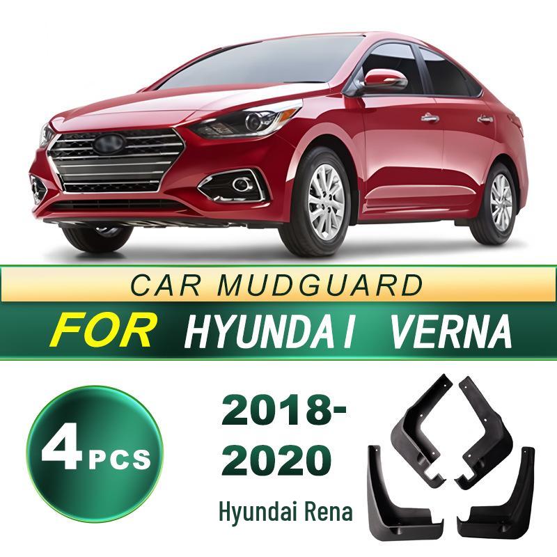 Soft Rubber Mud Flaps for 18-20 Hyundai Reina Tire Upgrade