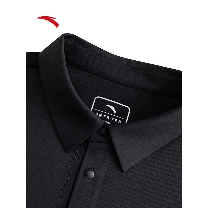 ANTA Men's Business Casual Long Sleeve Polo T-Shirt