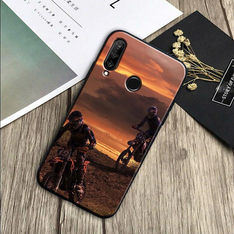 Moto Cross Motorcycle Sports For Huawei Nova 7i 3i 8i 11 12i 10 9 SE Y60 Y61 Y70 Y72 Y73 Y90 Y91 P20 P30 Pro P40 Lite Case