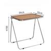 Acrylic Folding Desk Portable Small Table Study Desk Balcony Computer Table Mini Bedroom Bed Side Table Furniture Living Room