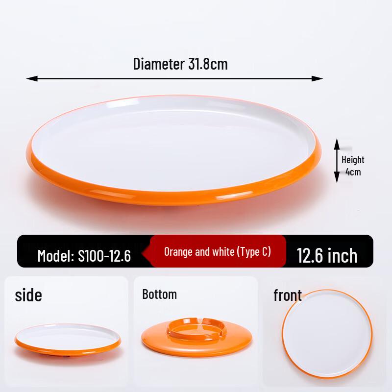 Melamine Food Serving & Display Plate