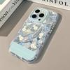 Bouquet Broken Flowers for IPhone15promax Mobile Phone Case 14 Transparent for Apple 16pro Feather Cream Case 12