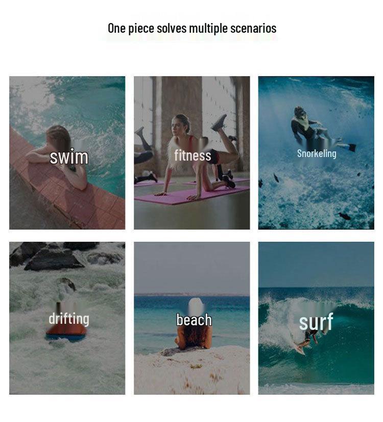 Schnelltrocknender konservativer Herren-Einteiler-Badeanzug mit Sonnenschutz