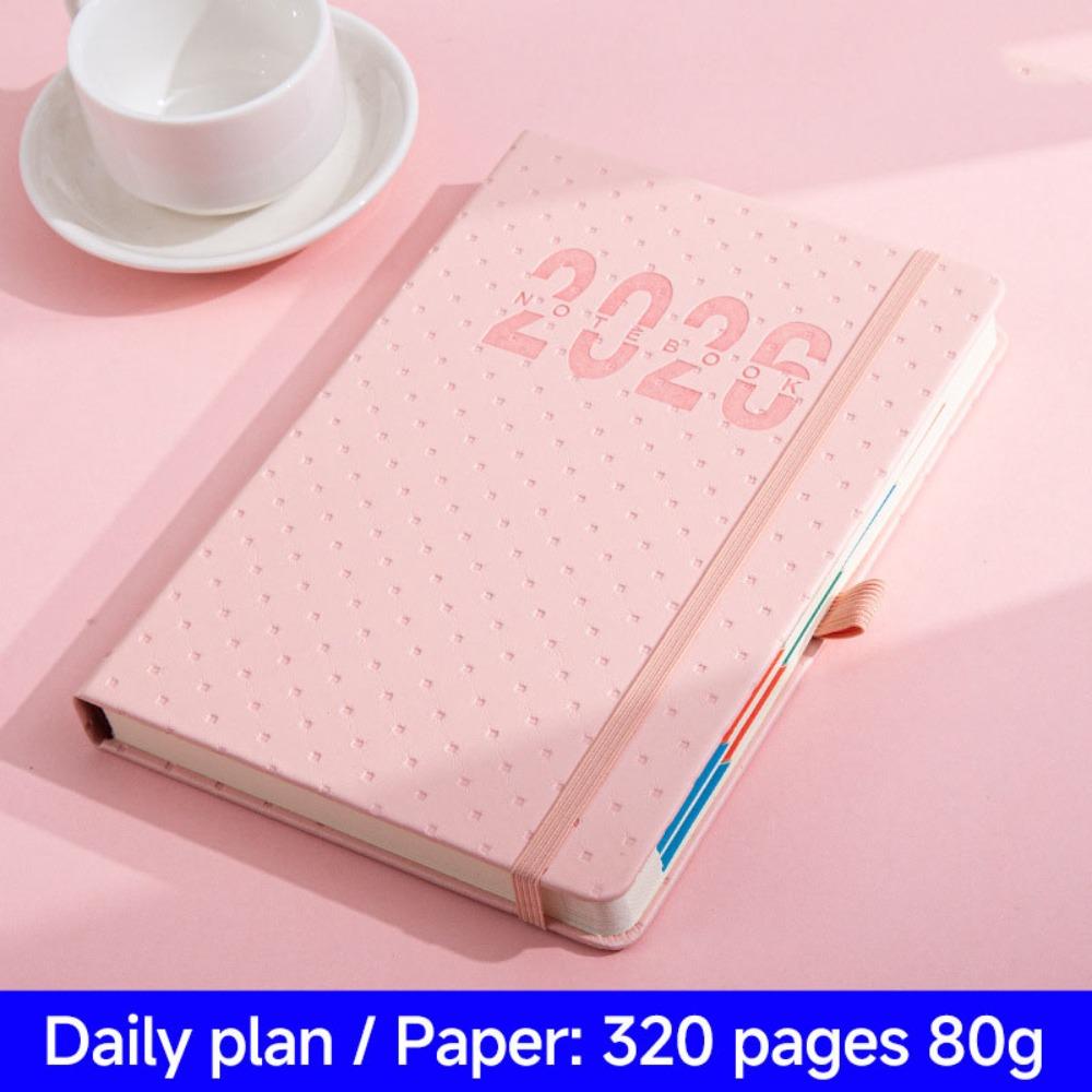 A5 Agenda Book To Do List Planner Notebook Portable Calendar Book  Office Supplies