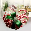 1pc Merry Christmas! Automatic Folding Umbrella, Portable 3-Fold Design, 8-Bone Iron Frame, Outdoor, Festive Gift for Fans, Travelers & Daily Use.X019