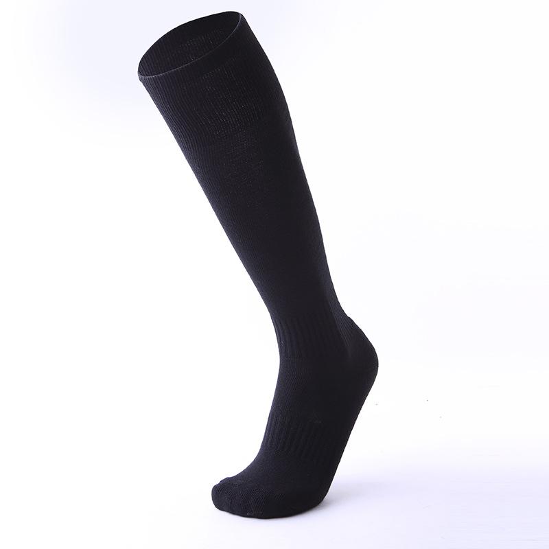Breathable Non-Slip Knee Stockings Thickened Towel Bottom Sweat-Absorbing Wear-Resistant Sports Socks Adult Solid Color Professional Feet