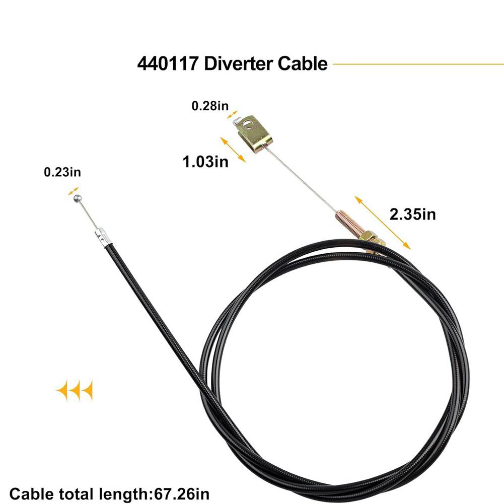 2026 New 440117 Conversion Pull Cable Compatible With Billy=Goat F1002SPV F1301H Leaf Blower Diverter Wire Replacement Part