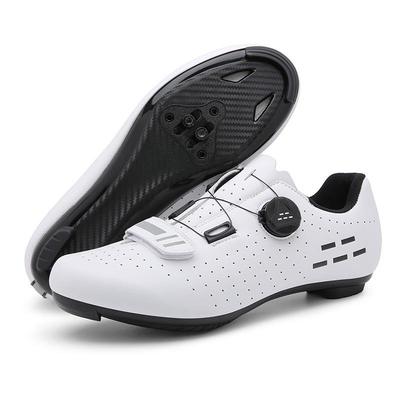 Unisex Black Lockable Cycling Shoes with Hard Sole for Road & Mountain