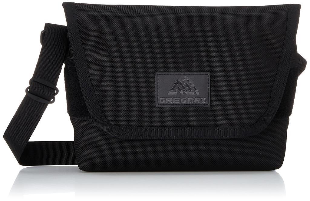 [Gregory] Men's Shoulder Bag Teeny Messenger Cordura Ballistic Black