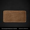 Two-Color Jacquard Tea Mat - Handmade Plant-Dyed Coaster, Retro Style Fabric Tea Coaster