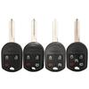 3 4 5 Buttons Car Key Shell Cover Auto Remote Key Shell Case Replacement For Ford Edge Explorer Ranger Mustang Expedition Escape