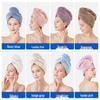 Pineapple Grid Quick-Dry Hair Cap: Thick Pure Cotton, Double-Layer, Strong Absorption Towel Wrap for Women