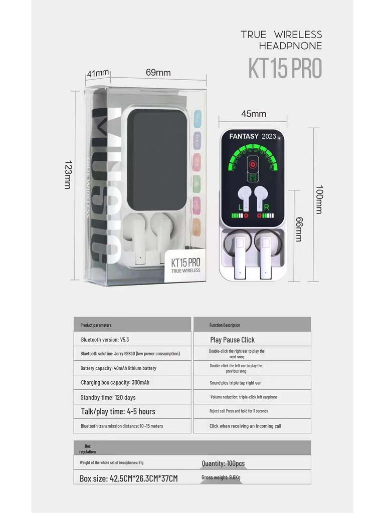 F9-5C Bluetooth TWS In-Ear Gaming Headset M10 M90 YD03