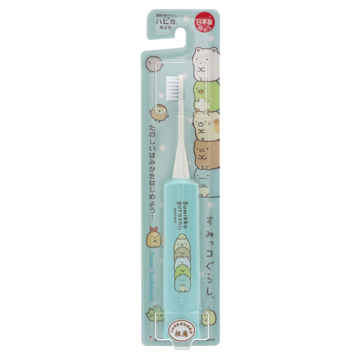 

Sumikkogurashi Hapika Electric Toothbrush Mint Blue
