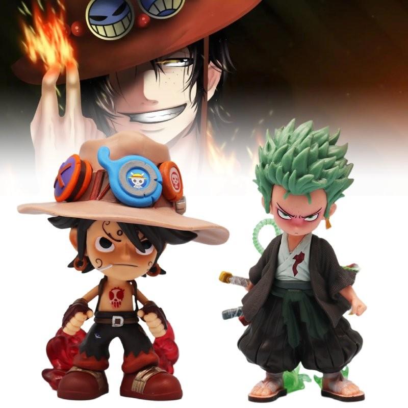 Stylish One Piece Zoro Sitting And Cowboy Ace Pvc Figure Model Ideal For Anime Lovers
