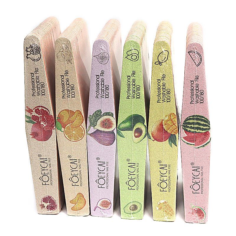 

Fruit Pattern Double-Sided Nail File Stick for Art Salon
