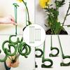 10Pcs Plant Support Stakes with Clips Amaryllis Plant Cage Support Garden Single Stem Flower Support Stake for Tomato Orchid Lily Peony Rose