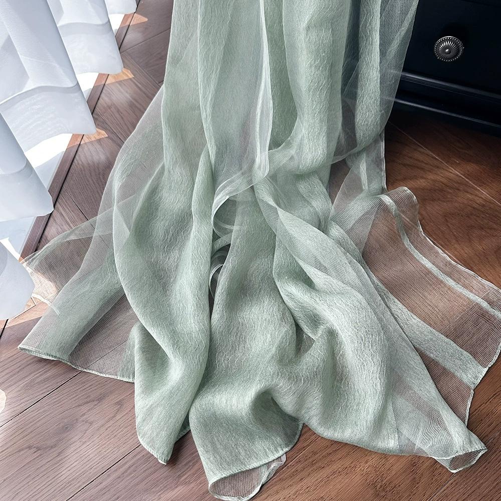 

Elegant and Lightweight Silk Scarf for WomenSoft and Breathable with Water Wave Pattern Pashmina Shawls Decorative Scarves