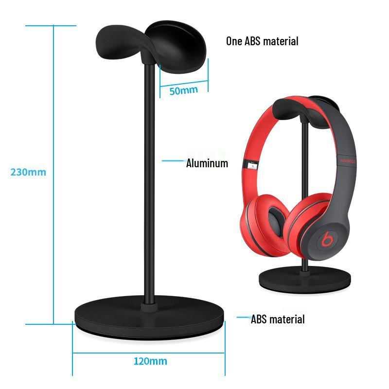 Aluminum Desktop Headset Stand with Anti-Slip Base