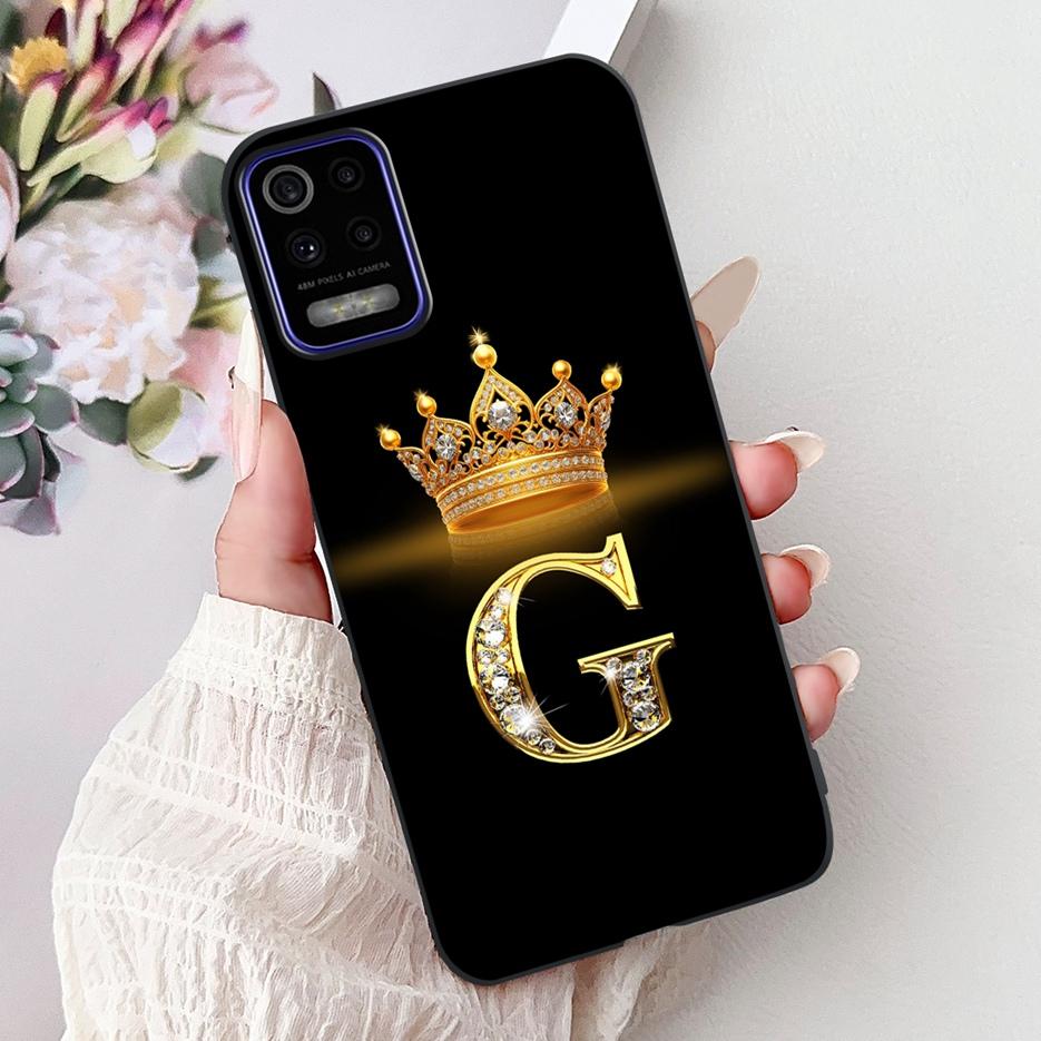 Pro pouzdro LG K52 2020 LM-K520 Nové Módní Korunní Písmena Kryt Měkký Silikonový Kryt na Telefon Pro LG K62 LM-K525 K 52 LGK52 LGK62 Fundas