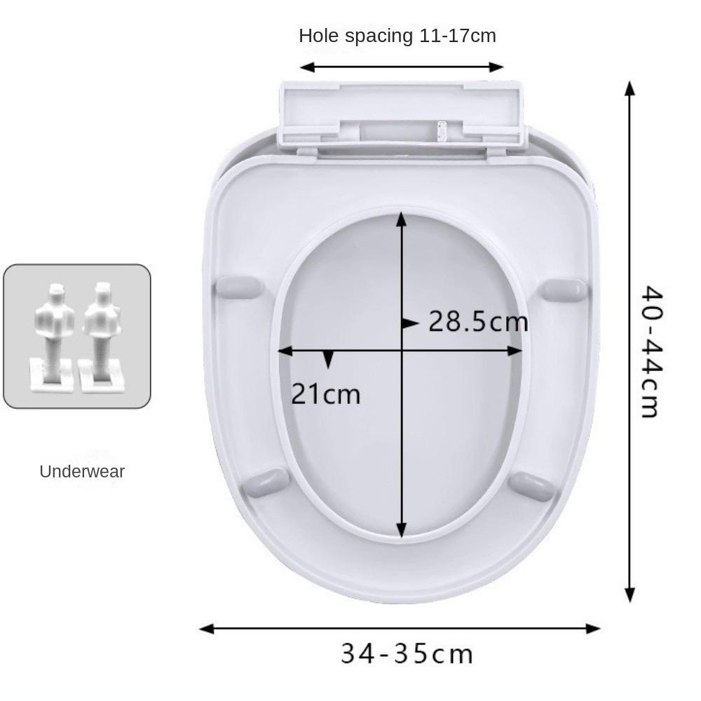 Thicken Toilet Parts Antibacterial Toilet Seat Lid New Toilet Lid  Bathroom