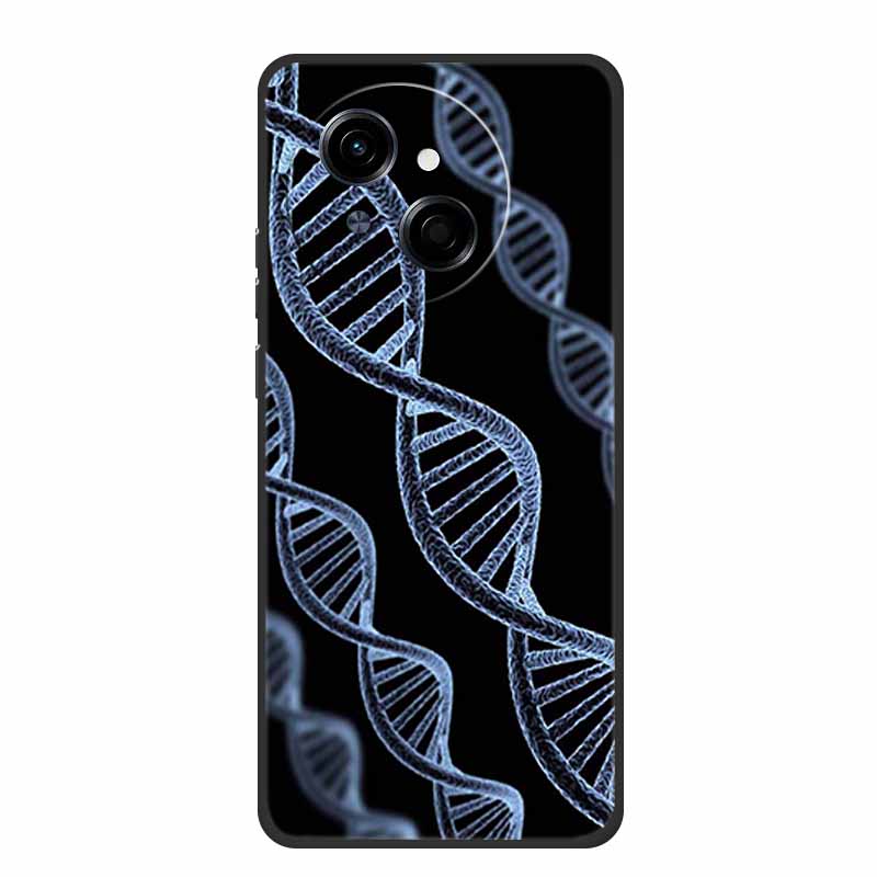 For Tecno Spark 40C Phone Case 6.67" Fashion Photos Black Silicone Soft TPU Case For Tecno Spark 40C Back Cover Cases 40 C Coque