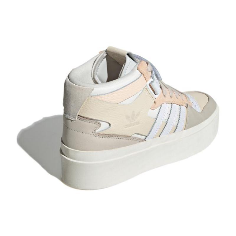 adidas Forum Bonega Mid Ekru Tonu Bulut Beyazı Mutluluk Turuncusu Kadın Spor Ayakkabıları GW7061