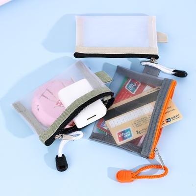 1PCS Mesh Compact Card Organizer