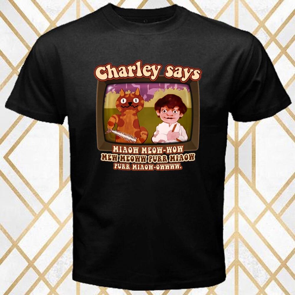 Charley Says Meow Meow Men s Black XL