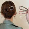 Geometrische Acetat Haarnadel Kopfschmuck Chinesischer Stil Haargabel Kreativer U-förmiger Haarstab Damen