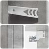 Wall Mounted Nightstand Concrete Grey 33 x 34.5 x 24 cm