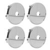 4PCS 60mm středová krytka kola s otvorem odolná proti nárazu Stylový vzhled Univerzální středová krytka náboje ráfku