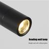 Led Bedside Wall Light Rotatable Flexible Spotlight Living Room Study Reading Lamp Hose Surface Mounted Sconce Night Light 220V