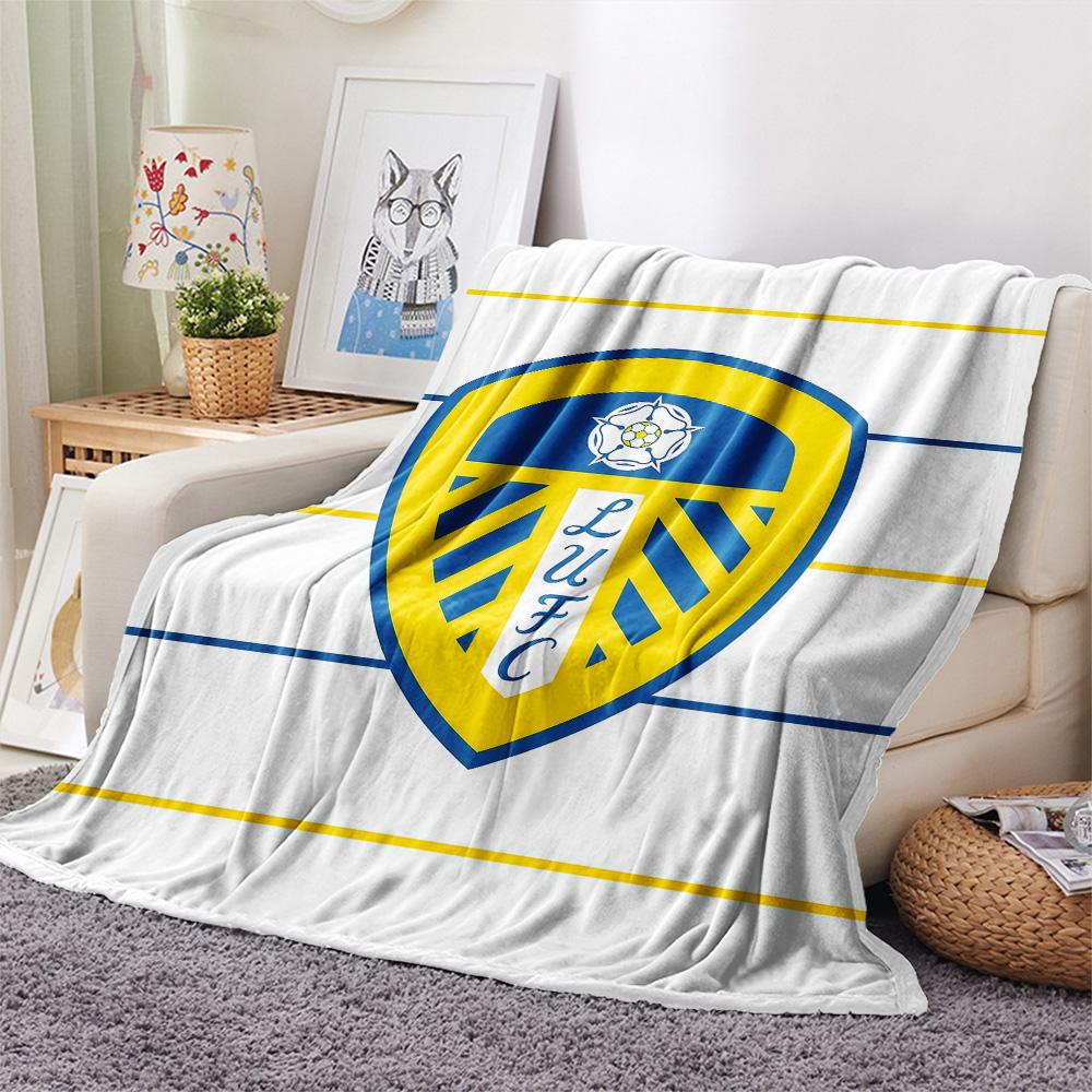Leeds United Flanelldecke, Hohe Qualität, Bequem für alle Jahreszeiten, Heimdekoration, Wärme und Komfort