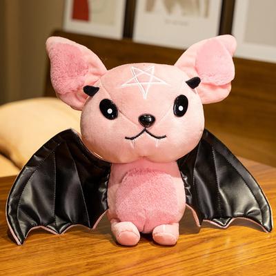 Dekoracja na Halloween Pluszowe zabawki Nietoperz Pluszowe zwierzę Lalka Domowa Sofa Dekoracja Poduszka Prezent na Halloween dla dzieci Zabawki Horror Prezent urodzinowy