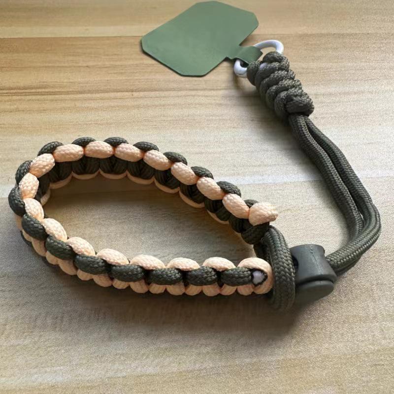 

Регульований європейський дорожній шнурок для телефону: Міцний, захищений від падінь плетений ремінець на зап ястя для занять спортом на відкритому повітрі