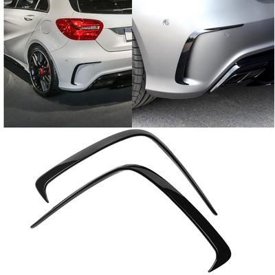 סטיילינג לרכב למרצדס בנץ W176 A200 A250 A45 AMG האצ'בק 2013 2014 2015 2016 2018 פגוש אחורי שפתיים ספליטר