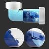 ABS Drain Hose Washbasin Corrugated Curved Pipe Bathroom Expandable Rotate Drain