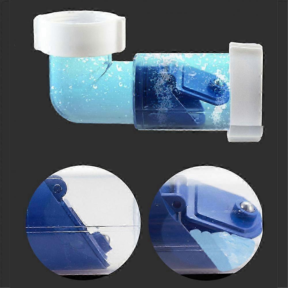 ABS Drain Hose Washbasin Corrugated Curved Pipe Bathroom Expandable Rotate Drain