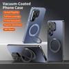 Thin Metallic Paint 360° Rotating Magnetic Ring Holder Case For Samsung S26 S25 S24 Ultra Plus S25FE Plating For Magsafe Cover