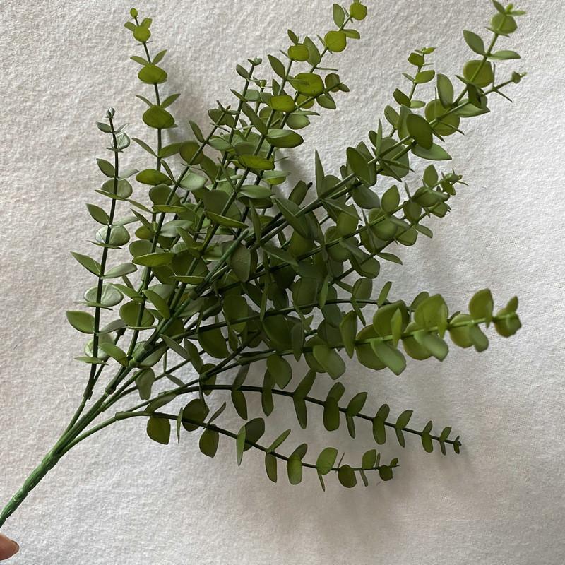 Artificial Eucalyptus Stems Plastic Faux Plants For Tabletop Decoration Gift