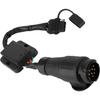 Trailer Truck Electric Adapter Converter Trailer Connector European 13?Pin to 4?Pin Taillight Circuit Wiring Adapter Plug and Play, Trailer winch