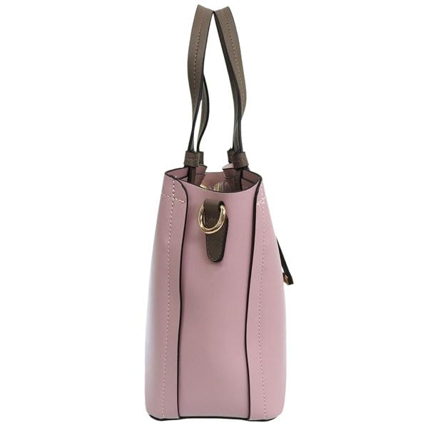 Rinle Women's Shoulder Bag, 2-Way Crossbody Tote Bag, Pink, BL 956PINK, D.KELLY